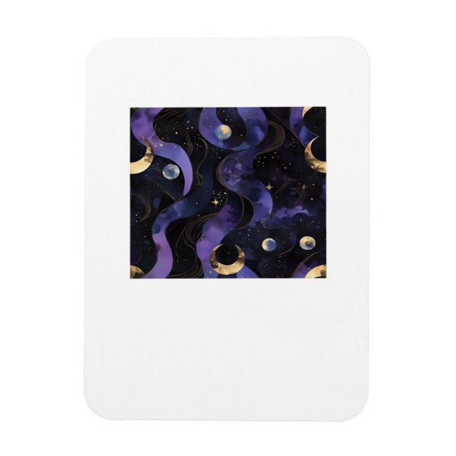 Imán Patrón Clásico Abstracto Whimsigoth (Vertical)