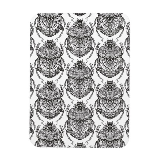 Imán Patrón con garabato de mano (Vertical)