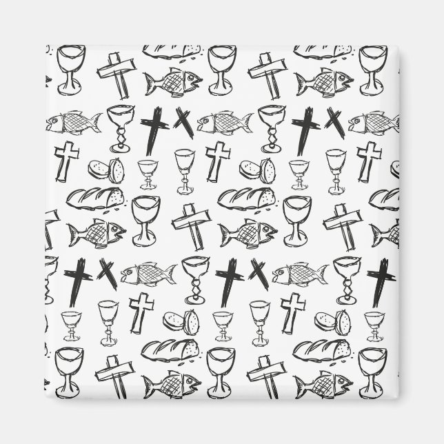 Imán Patrón cristiano (Frente)