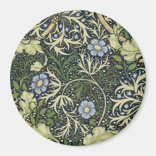 Imán Patrón de algas marinas William Morris Arte de cos
