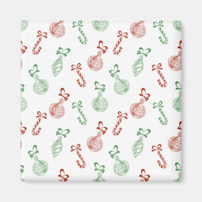 Imán Patrón de año nuevo (Frente)