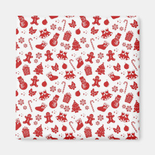 Imán Patrón de año nuevo