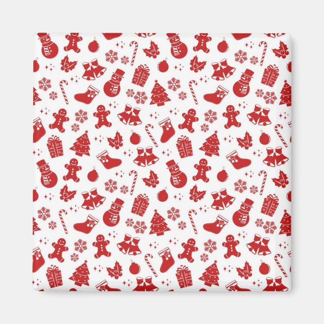 Imán Patrón de año nuevo (Frente)