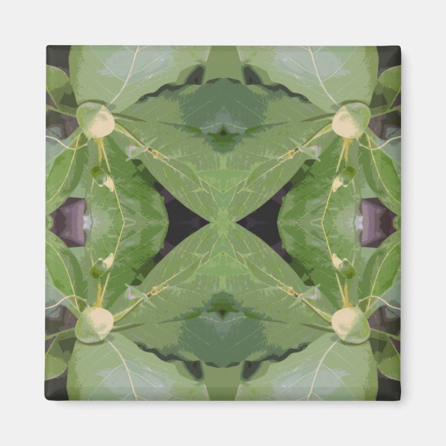 Imán Patrón de árbol de almendra (Frente)