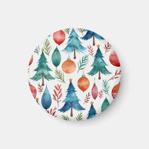 Imán Patrón de árbol de Navidad