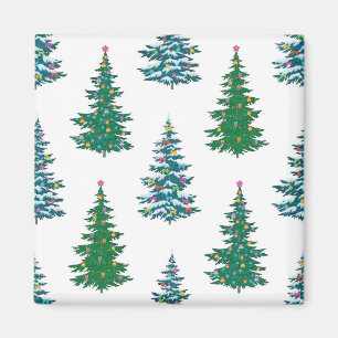 Imán patrón de árbol de Navidad