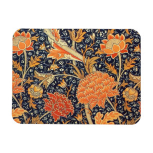 Imán Patrón de Art Nouveau floral William Morris Cray