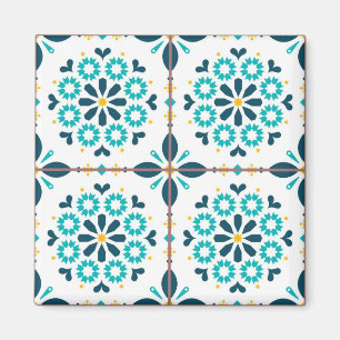 Imán Patrón de azulejos de cerámica