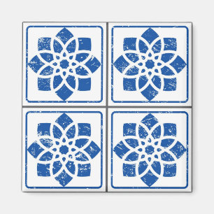 Imán Patrón de azulejos de cerámica