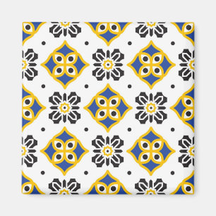 Imán Patrón de azulejos de cerámica