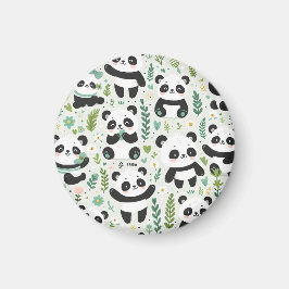 Imán Patrón de Baby Panda