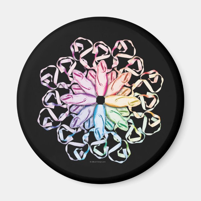 Imán Patrón de ballet (espectral) (Frente)