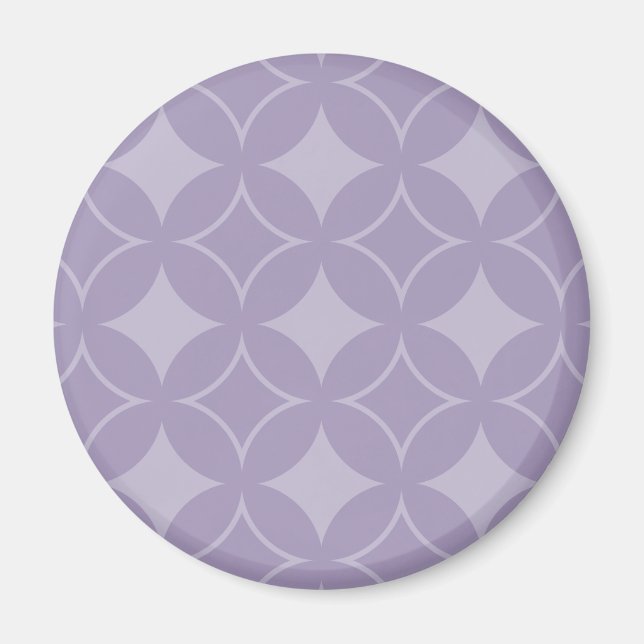 Imán Patrón de barco Lavender (Frente)