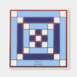 Imán Patrón de bloques de trama "Alabama"