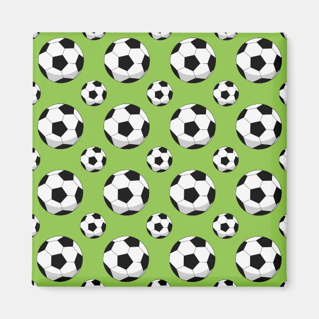 Imán Patrón de bolas de fútbol personalizado (Frente)