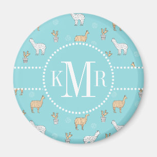 Imán Patrón de cactus de caliquesa