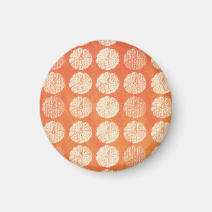 Imán Patrón de calabaza de otoño