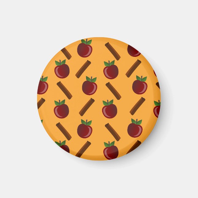 Imán Patrón de canela de Apple (Frente)