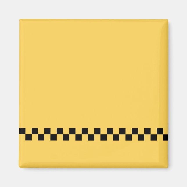 Imán Patrón de control de cabina amarilla (Frente)