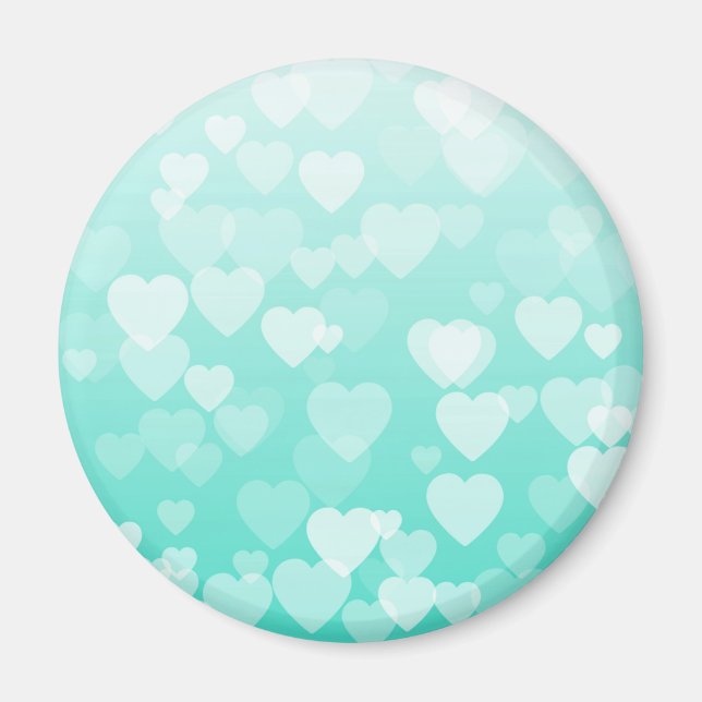 Imán Patrón de corazones 16 (Frente)