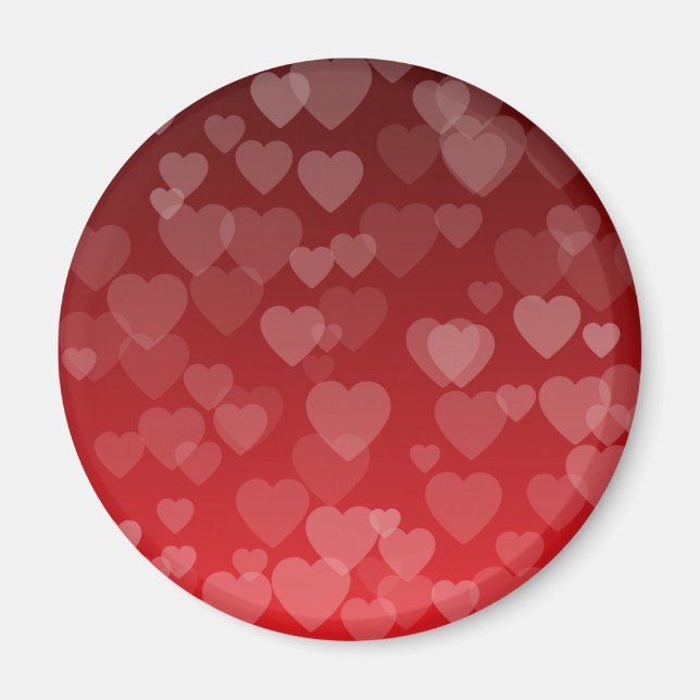 Imán Patrón de corazones 19 (Frente)