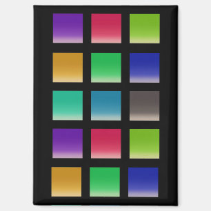 Imán Patrón de cuadrados abstractos modernos
