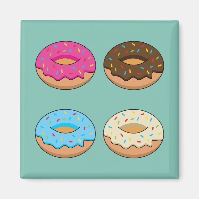 Imán Patrón de cuatro puntos múltiples (Frente)