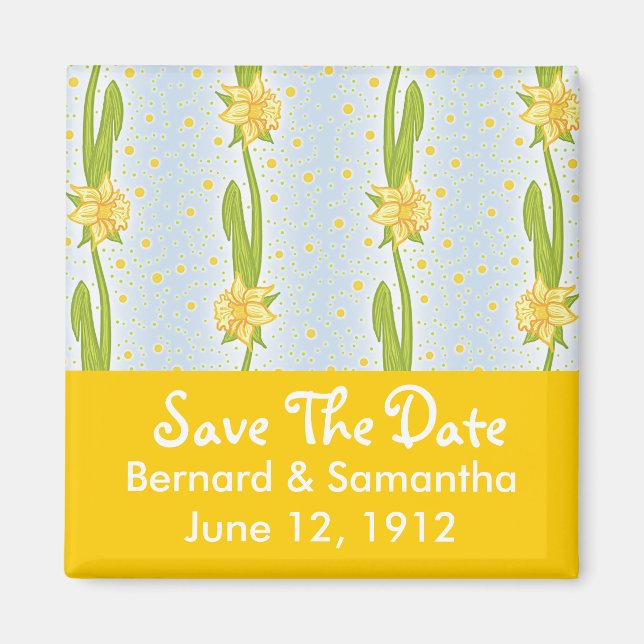 Imán Patrón de Daffodil (Frente)