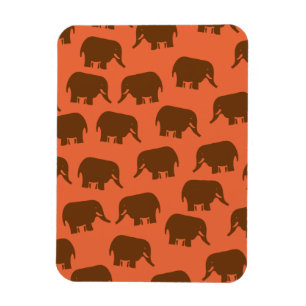 Imán Patrón de elefante indio