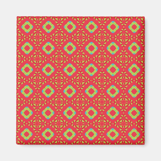 Imán Patrón de Encanto Navideño 01 -  (Frente)