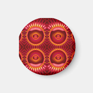 Imán Patrón de Esferas de Energía Naranja y Rojo