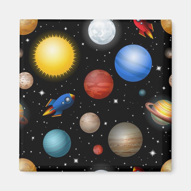 Imán Patrón de espacio (Frente)