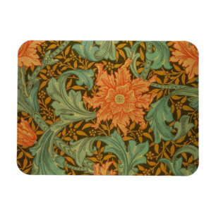 Imán Patrón de estilo único William Morris Art Nouveau