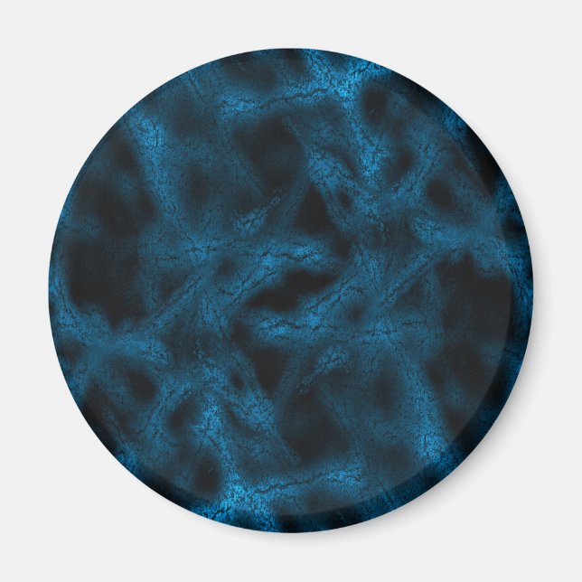 Imán Patrón de fantasía azul (Frente)