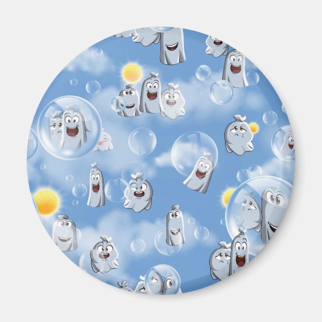 Imán Patrón de fantasma (Frente)