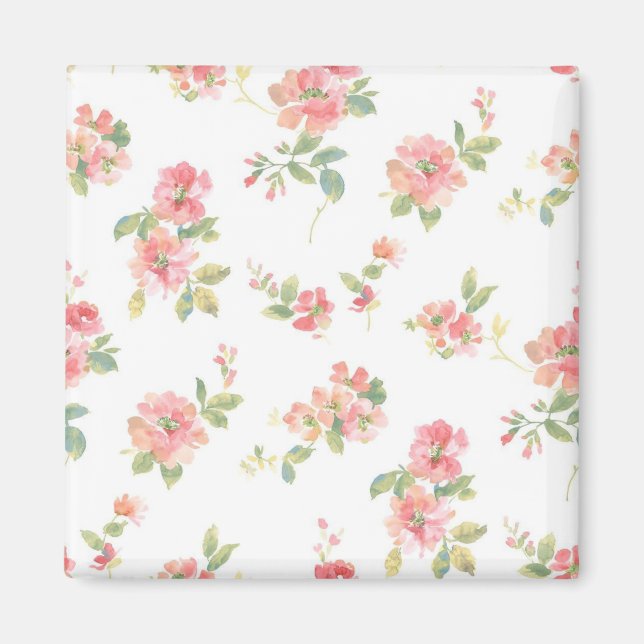 Imán Patrón de flor (Frente)