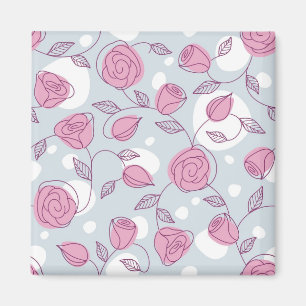 Imán Patrón de flor