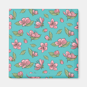 Imán Patrón de flor