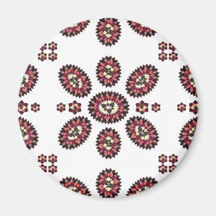 Imán Patrón de flores de Mandala