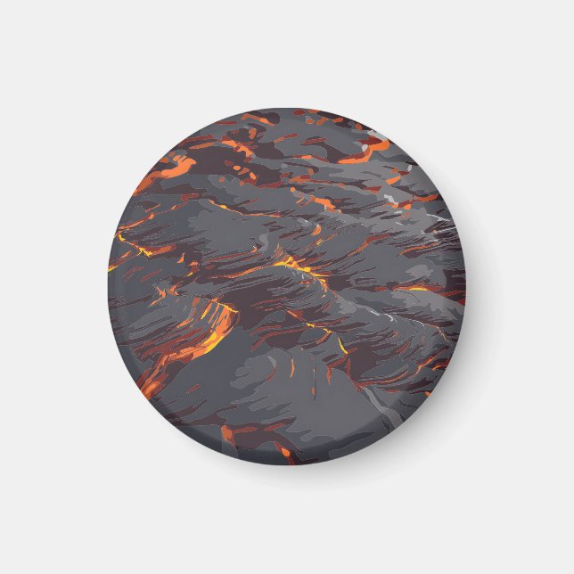 Imán Patrón de flujo de lava (Frente)