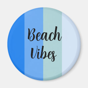 Imán Patrón de franjas azules