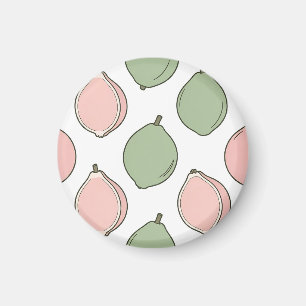 Imán Patrón de Guayaba Verde Rosa