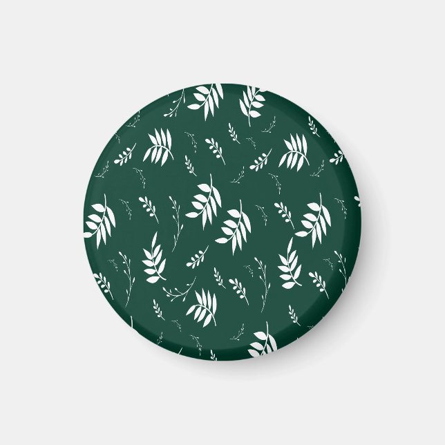 Imán patrón de hoja (Frente)