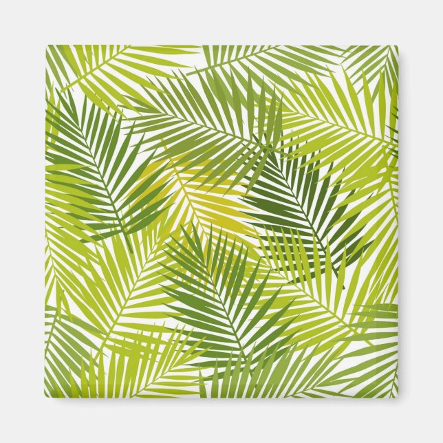 Imán Patrón de hojas (Frente)