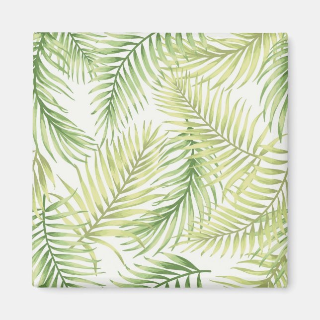 Imán Patrón de hojas (Frente)