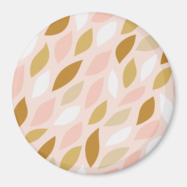 Imán Patrón de hojas 1 (Frente)