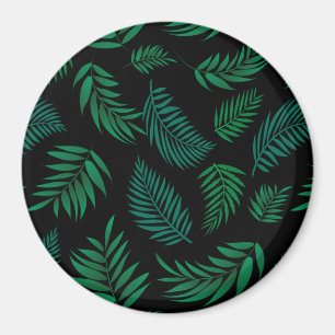 Imán Patrón de Hojas Tropicales 2