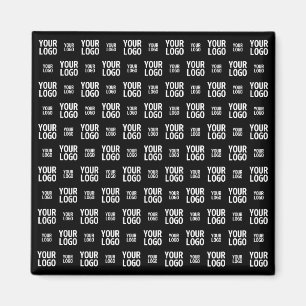 Imán Patrón de imagen, diseño o logotipo comercial eleg