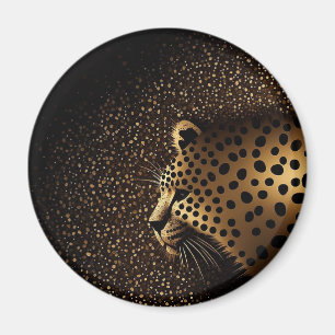 Imán Patrón de Jaguar Dorado