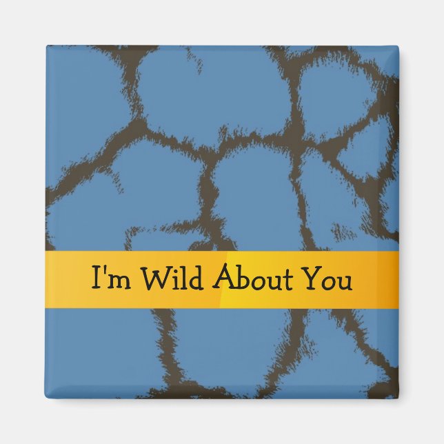 Imán Patrón de jirafa con disimulo suave (Frente)